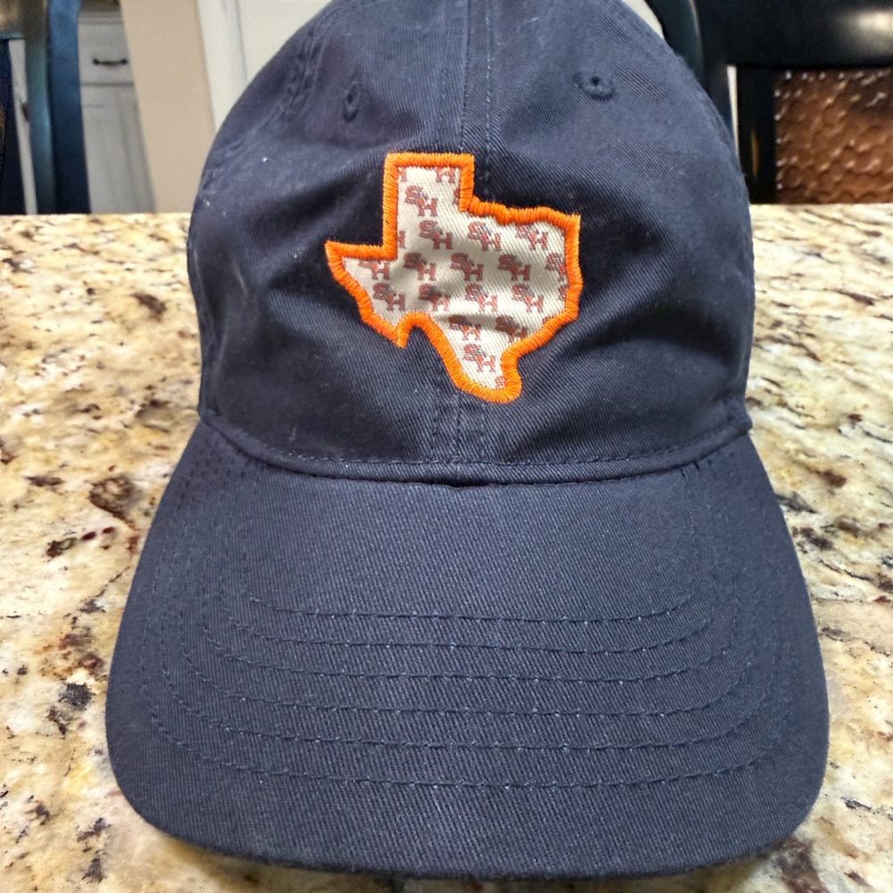 Legacy Sam Houston State University Texas Patch Hat - Navy and Orange
